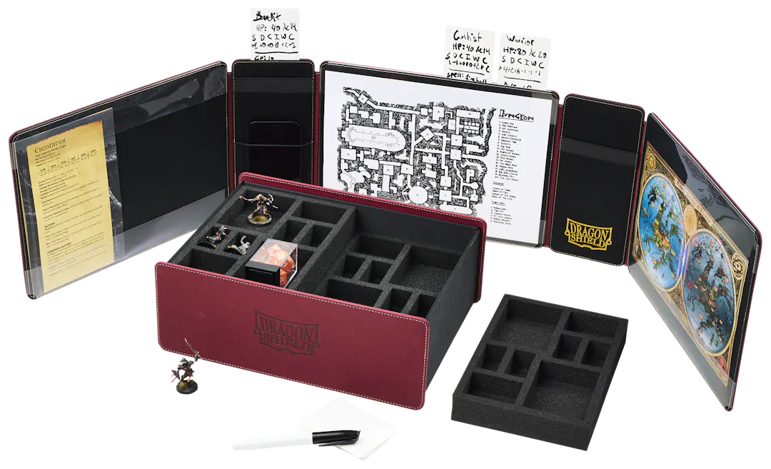 Dragon Shield: Game Master Companion - Blood Red | Gear Gaming Fayetteville