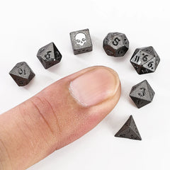 Unseelie Mini RPG Dice Set- Gunmetal | Gear Gaming Fayetteville