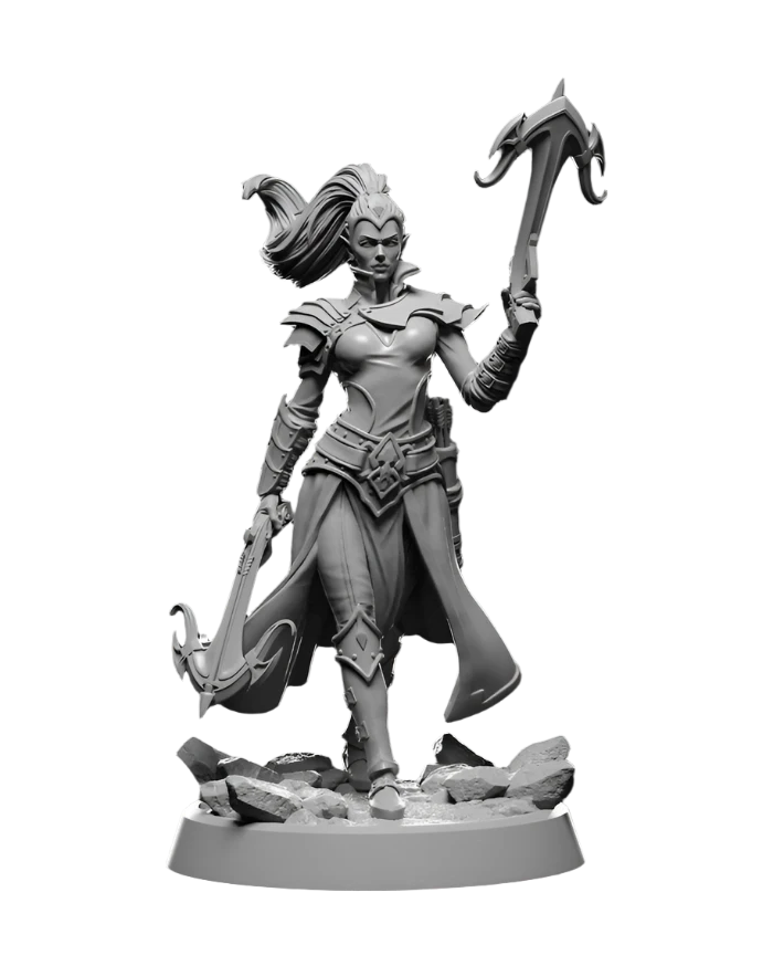 Livia - Dark Elf Hunter Miniature | Gear Gaming Fayetteville