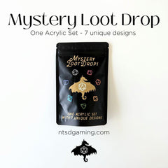 Mystery Loot Drop | Unique Acrylic Polyhedral Dice Set | Gear Gaming Fayetteville