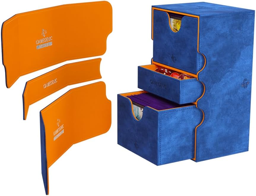 Gamegen!cs Stronghold 200+ XL Deck Box: Blue/Orange  Exclusive Color | Gear Gaming Fayetteville