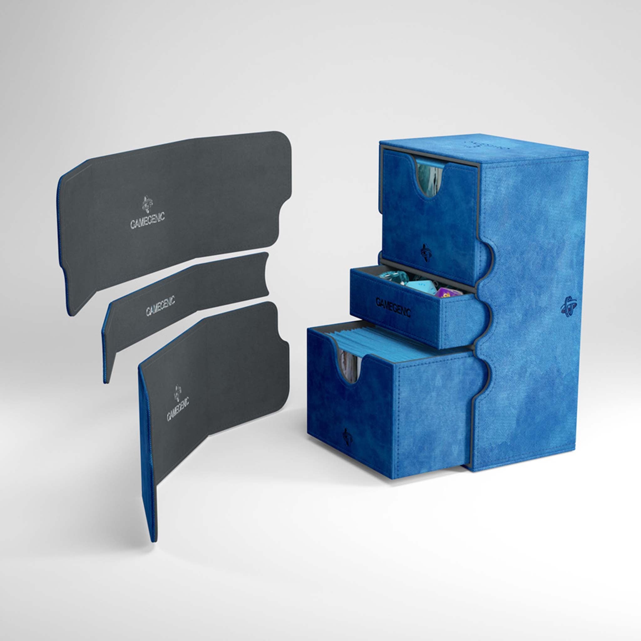 Gamegen!cs Stronghold 200+ XL Deck Box: Blue | Gear Gaming Fayetteville