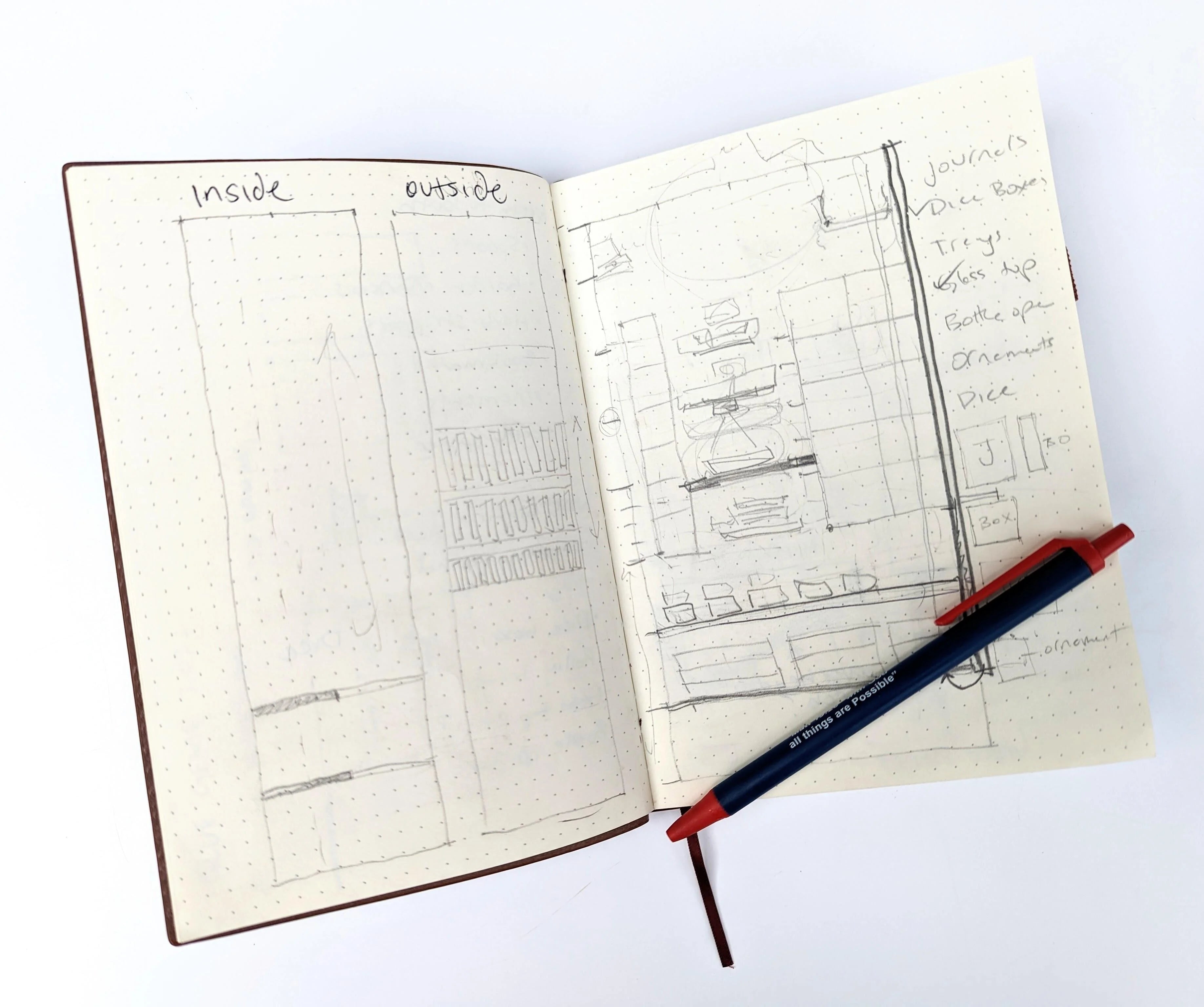 A Hobbit's Meal Planner | Vegan Leather Mini Dot Journal | Gear Gaming Fayetteville