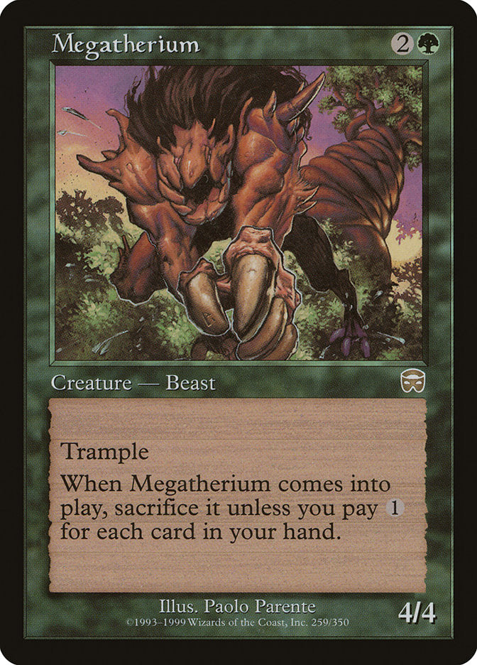 Megatherium [Mercadian Masques] | Gear Gaming Fayetteville