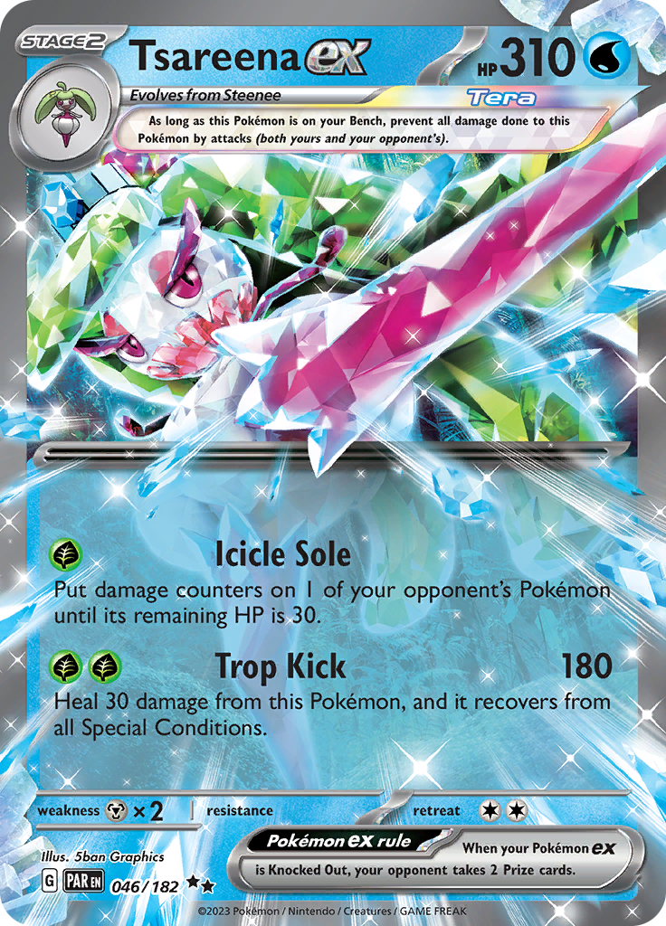 Tsareena ex (046/182) [Scarlet & Violet: Paradox Rift] | Gear Gaming Fayetteville