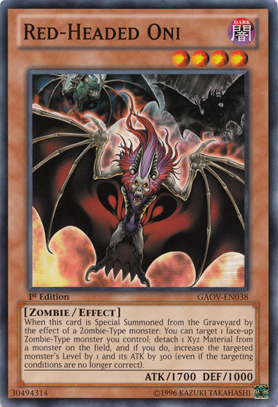 Red-Headed Oni [GAOV-EN038] Common | Gear Gaming Fayetteville