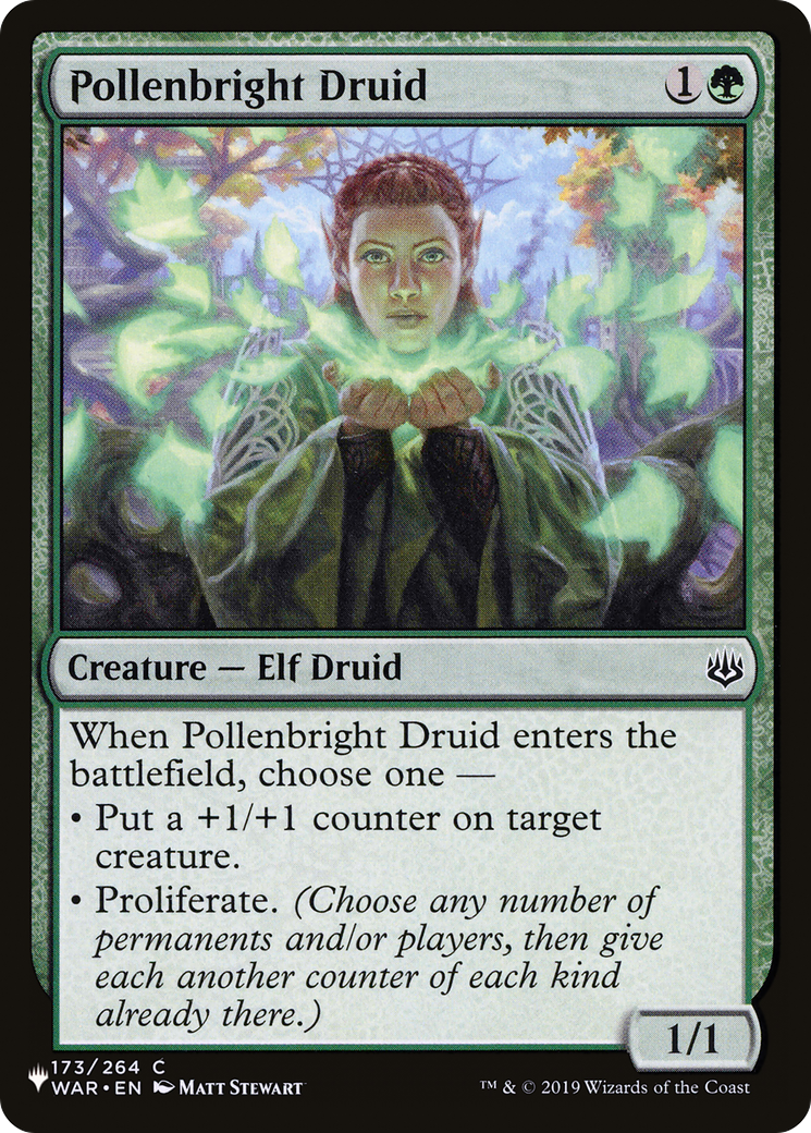 Pollenbright Druid [The List Reprints] | Gear Gaming Fayetteville