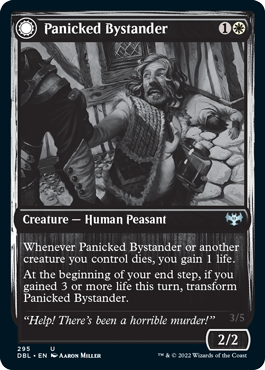 Panicked Bystander // Cackling Culprit [Innistrad: Double Feature] | Gear Gaming Fayetteville