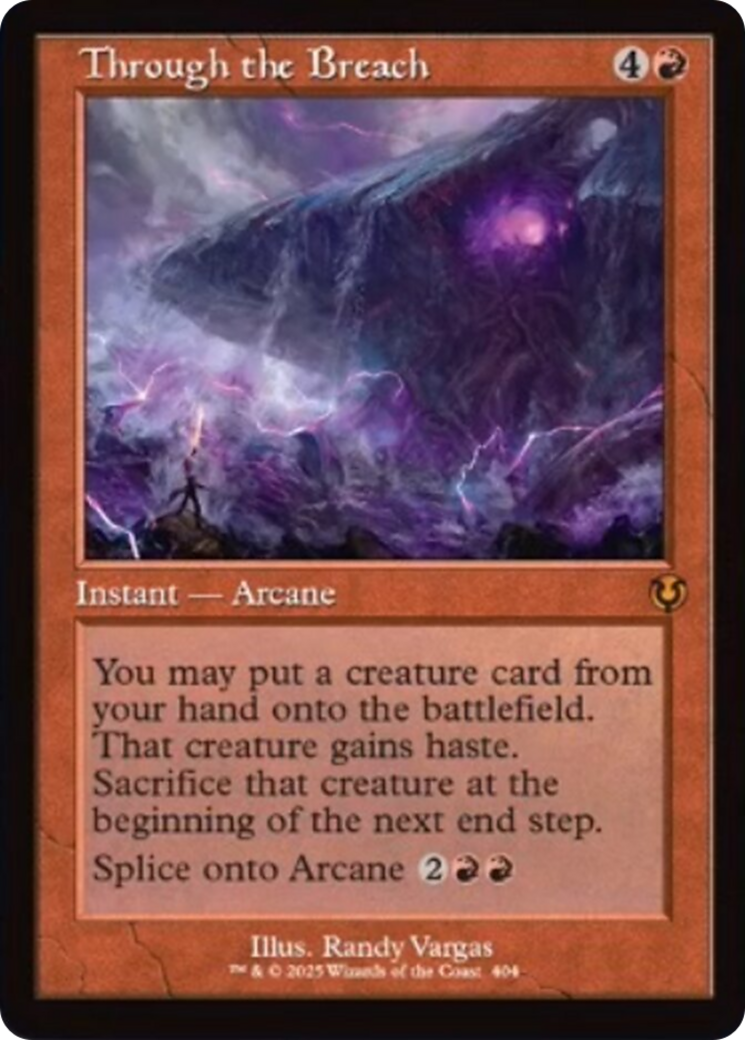 Through the Breach (Retro Frame) [Innistrad Remastered] | Gear Gaming Fayetteville