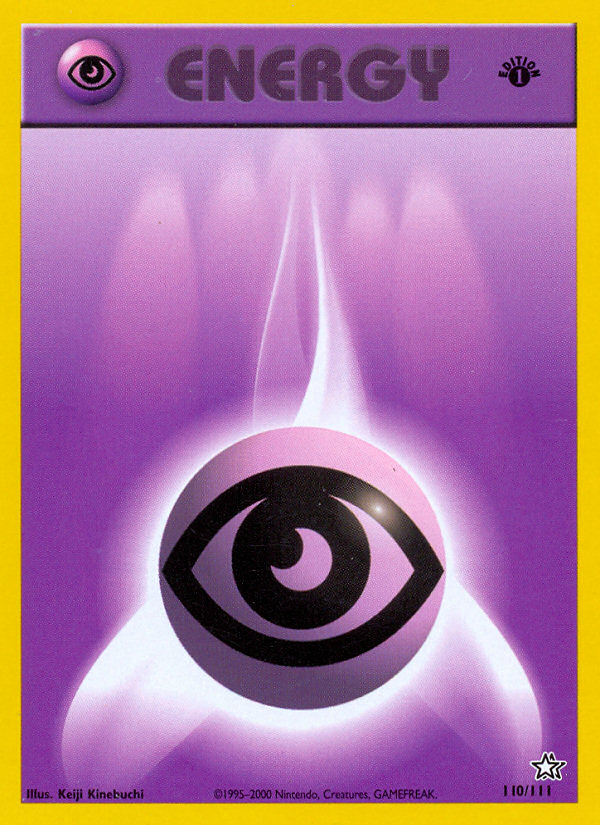 Psychic Energy (110/111) [Neo Genesis 1st Edition] | Gear Gaming Fayetteville