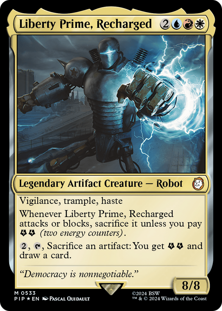 Liberty Prime, Recharged (Surge Foil) [Fallout] | Gear Gaming Fayetteville