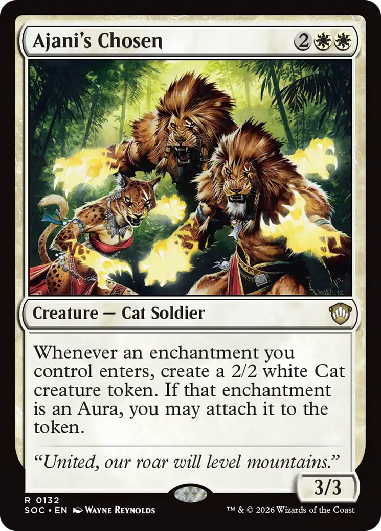 Ajani's Chosen [Secrets of Strixhaven Commander] | Gear Gaming Fayetteville