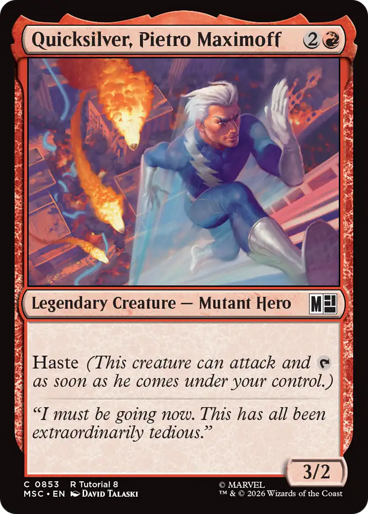 Quicksilver, Pietro Maximoff (0853) [Marvel Super Heroes Commander] | Gear Gaming Fayetteville