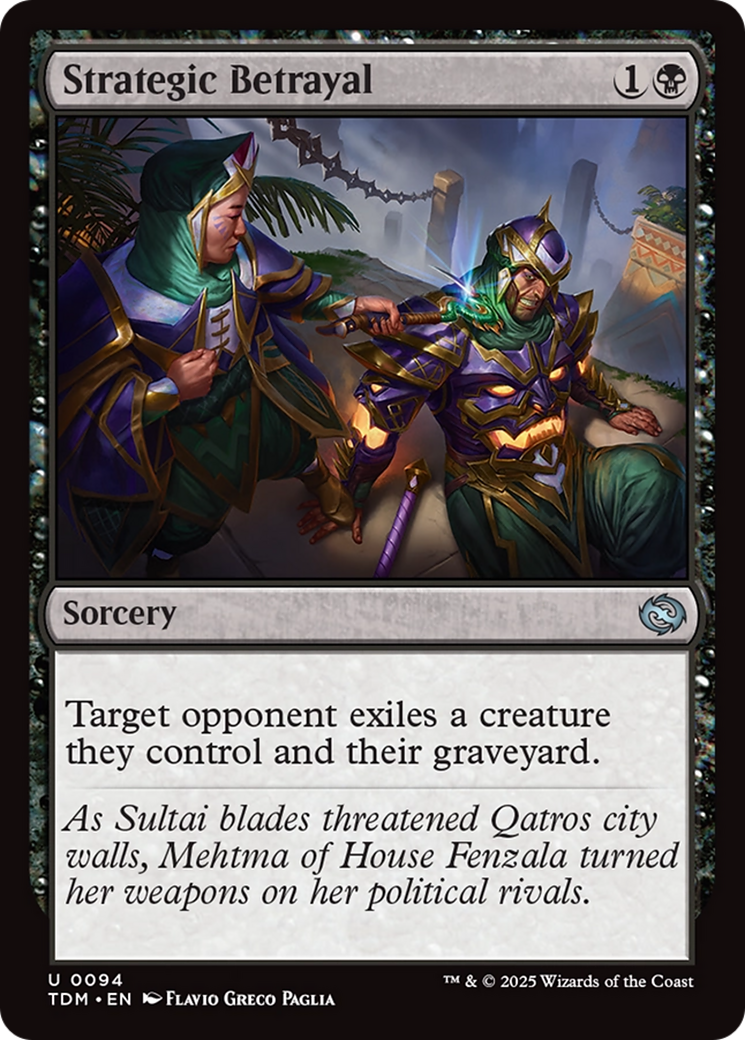 Strategic Betrayal [Tarkir: Dragonstorm] | Gear Gaming Fayetteville