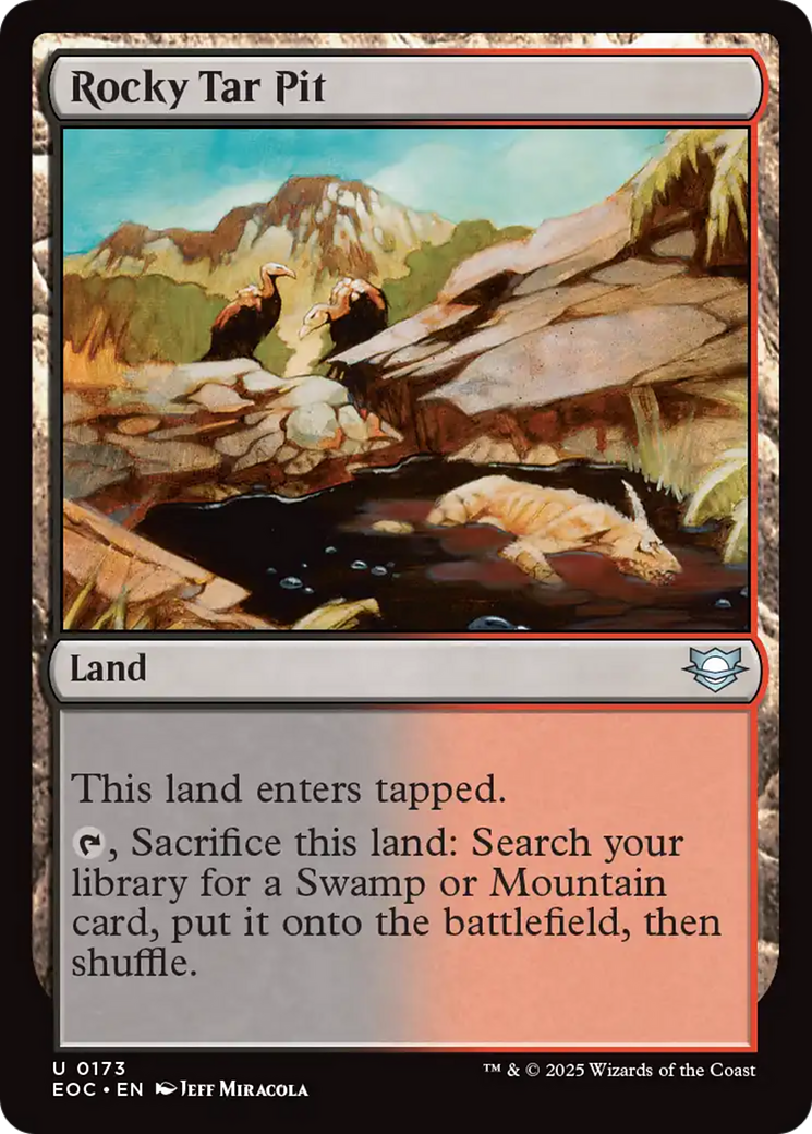 Rocky Tar Pit [Edge of Eternities Commander] | Gear Gaming Fayetteville