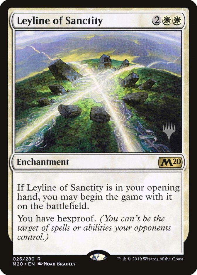 Leyline of Sanctity (Promo Pack) [Core Set 2020 Promos] | Gear Gaming Fayetteville