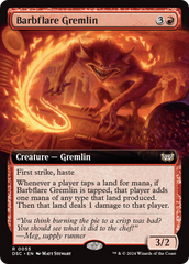 Barbflare Gremlin (Extended Art) [Duskmourn: House of Horror Commander] | Gear Gaming Fayetteville