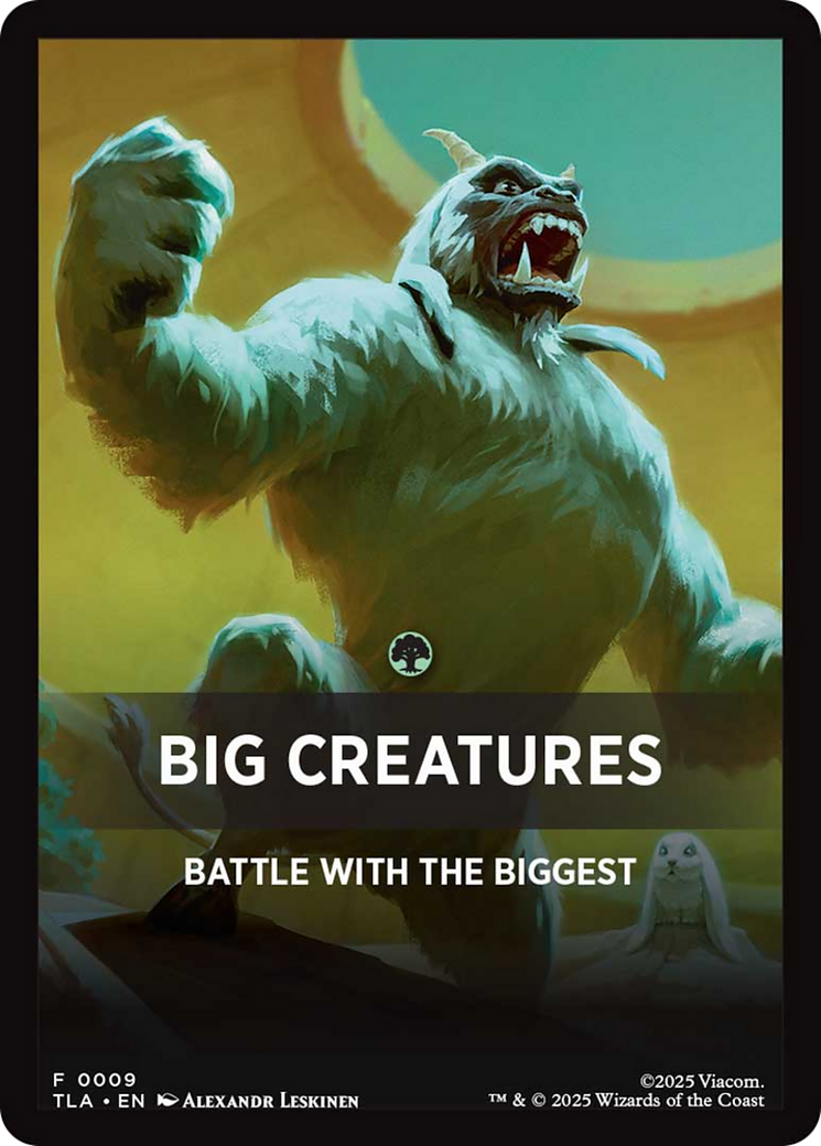 Big Creatures Theme Card [Avatar: The Last Airbender] | Gear Gaming Fayetteville