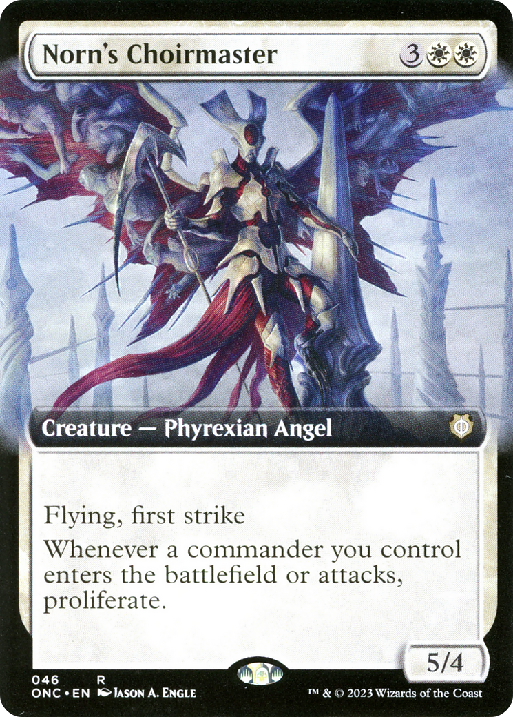 Norn's Choirmaster (Extended Art) [Phyrexia: All Will Be One Commander] | Gear Gaming Fayetteville