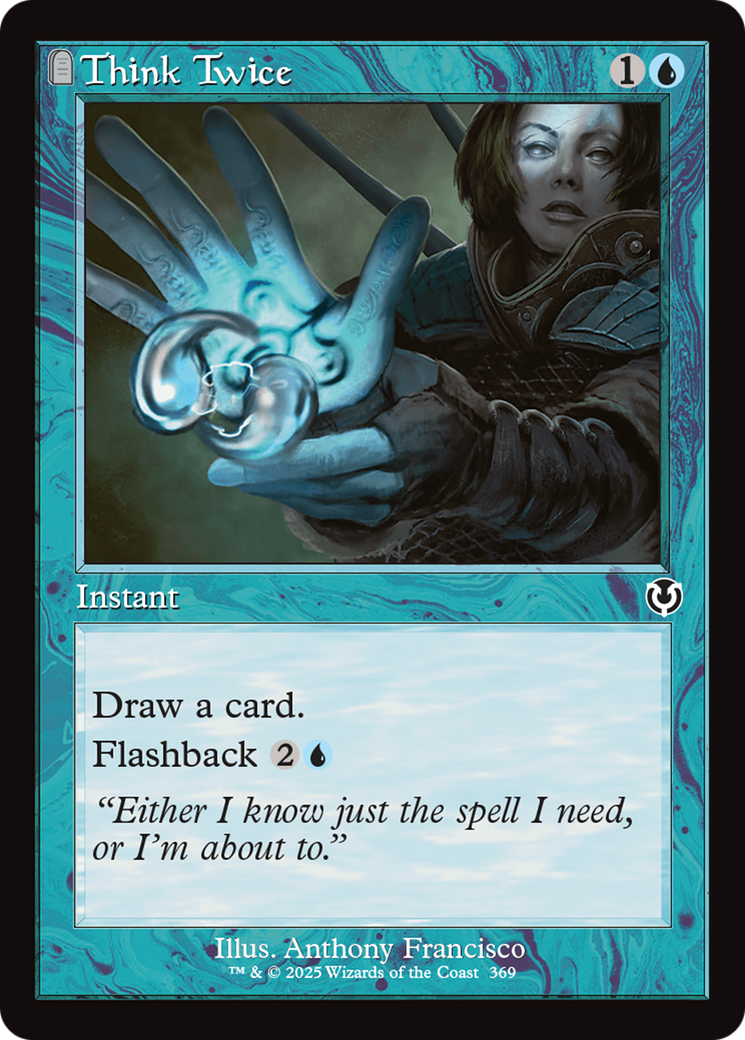 Think Twice (Retro Frame) [Innistrad Remastered] | Gear Gaming Fayetteville