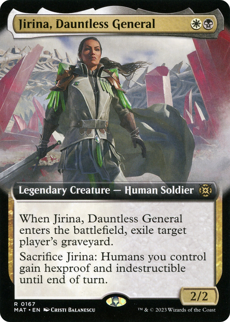 Jirina, Dauntless General (Extended Art) [March of the Machine: The Aftermath] | Gear Gaming Fayetteville