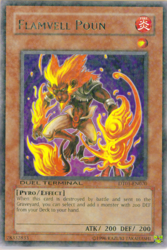Flamvell Poun [DT01-EN070] Rare | Gear Gaming Fayetteville