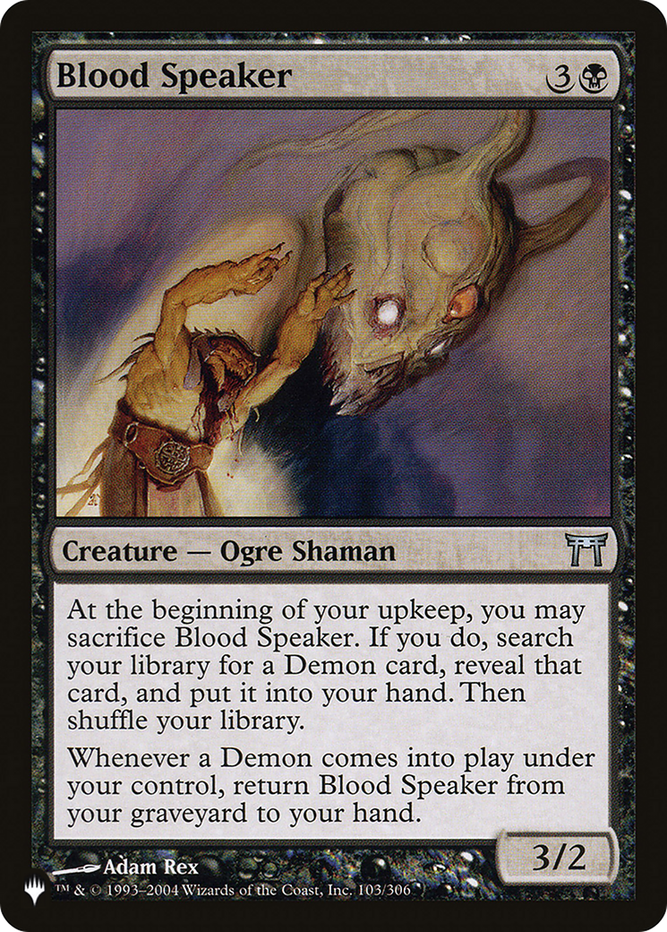 Blood Speaker [The List Reprints] | Gear Gaming Fayetteville