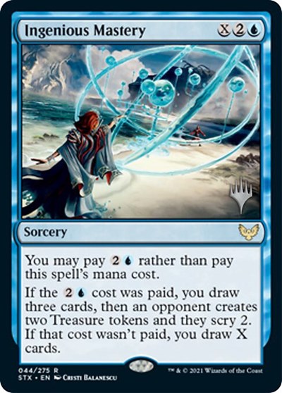 Ingenious Mastery (Promo Pack) [Strixhaven: School of Mages Promos] | Gear Gaming Fayetteville
