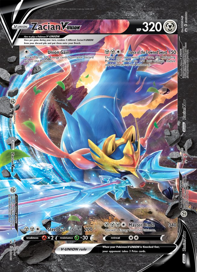 Zacian V-Union (Jumbo Card) [Sword & Shield: Black Star Promos] | Gear Gaming Fayetteville