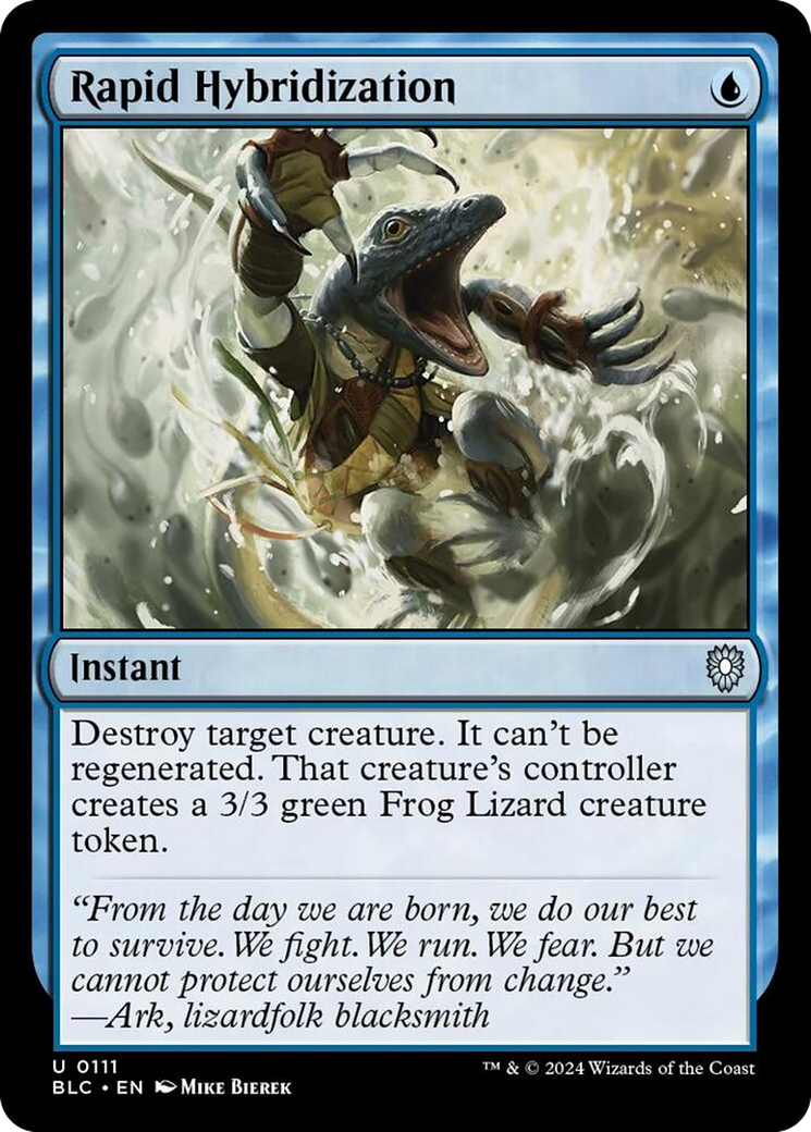 Rapid Hybridization [Bloomburrow Commander] | Gear Gaming Fayetteville