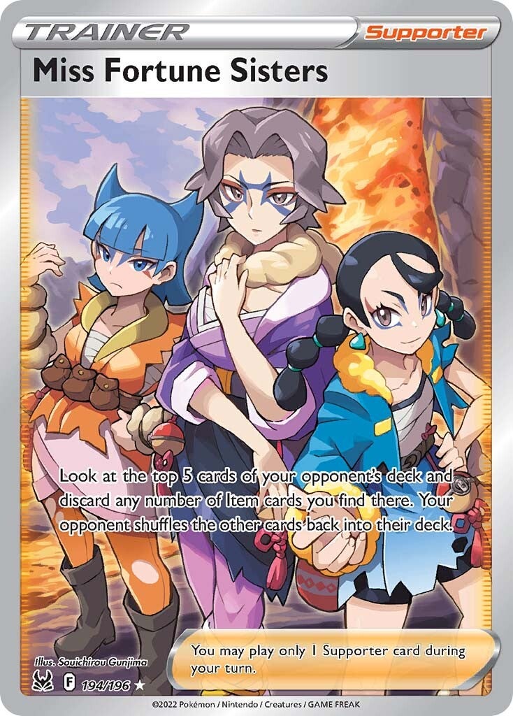 Miss Fortune Sisters (194/196) [Sword & Shield: Lost Origin] | Gear Gaming Fayetteville