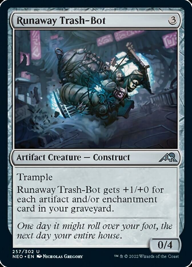 Runaway Trash-Bot [Kamigawa: Neon Dynasty] | Gear Gaming Fayetteville