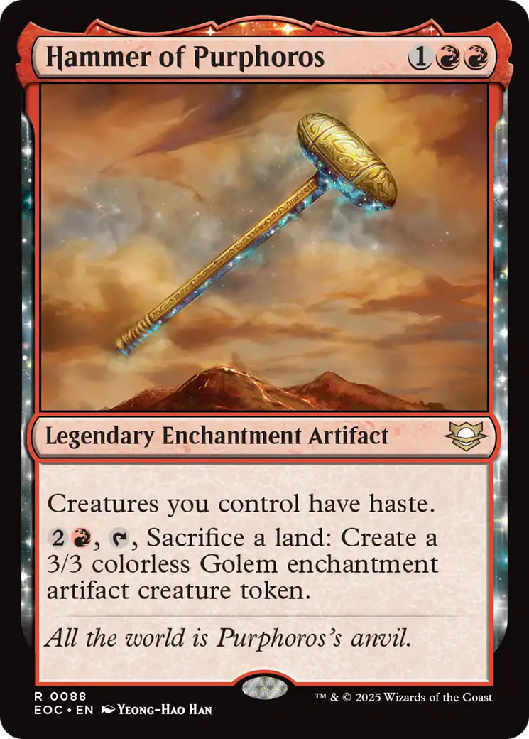Hammer of Purphoros [Edge of Eternities Commander] | Gear Gaming Fayetteville