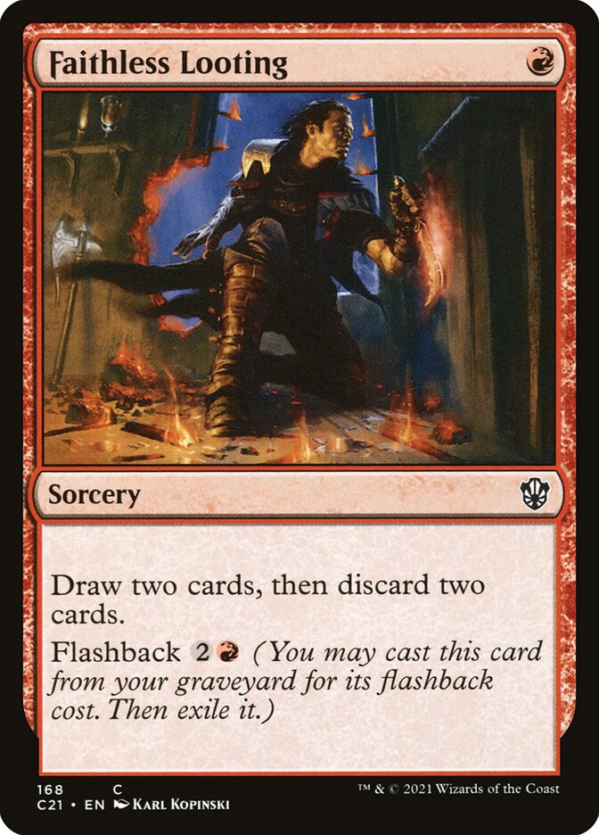 Faithless Looting [Commander 2021] | Gear Gaming Fayetteville