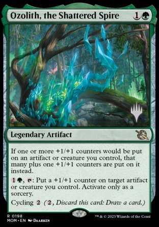 Ozolith, the Shattered Spire (Promo Pack) [March of the Machine Promos] | Gear Gaming Fayetteville