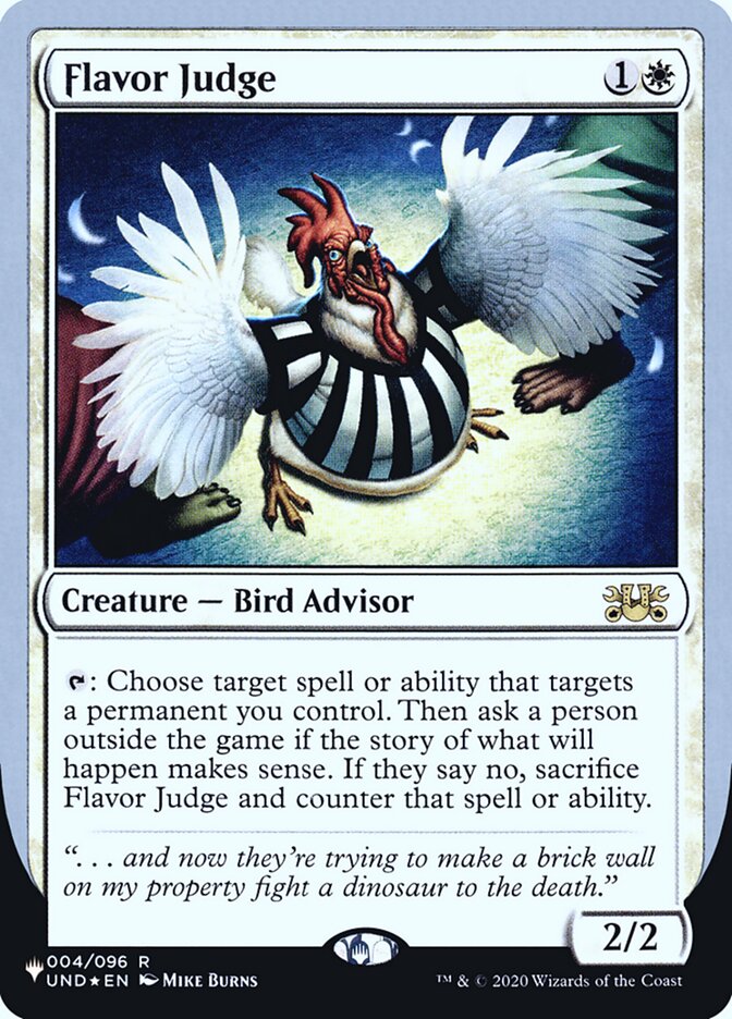 Flavor Judge (Unfinity Foil Edition) [The List] | Gear Gaming Fayetteville