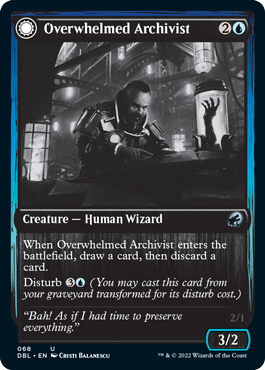 Overwhelmed Archivist // Archive Haunt [Innistrad: Double Feature] | Gear Gaming Fayetteville