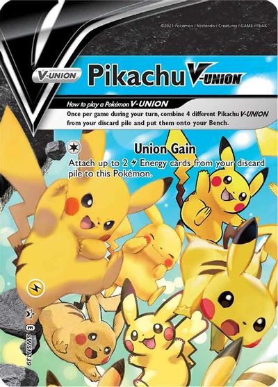 Pikachu V-UNION (SWSH139) (Celebrations) [Sword & Shield: Black Star Promos] | Gear Gaming Fayetteville