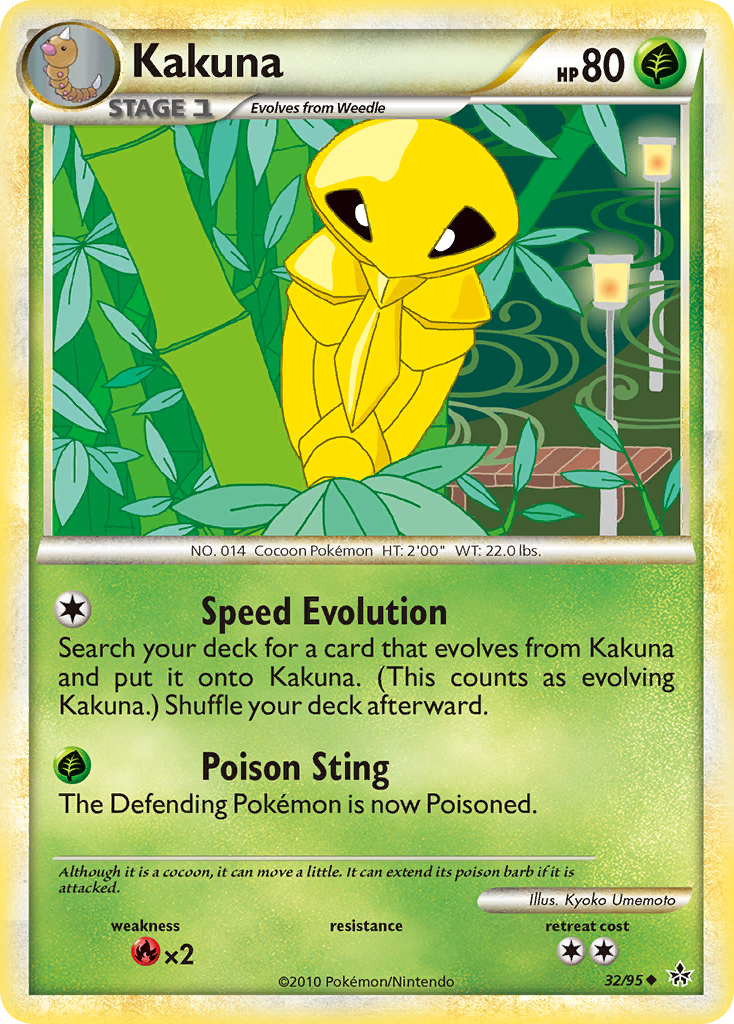 Kakuna (32/95) [HeartGold & SoulSilver: Unleashed] | Gear Gaming Fayetteville