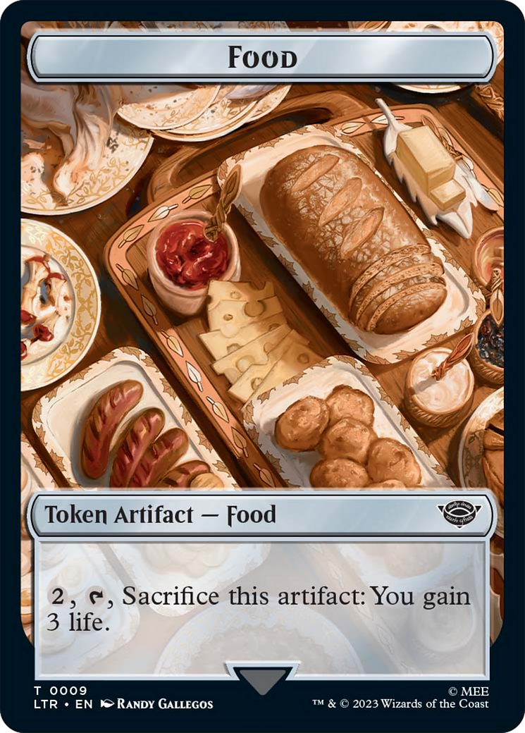 Food (09) // Tentacle Double-Sided Token [The Lord of the Rings: Tales of Middle-Earth Tokens] | Gear Gaming Fayetteville
