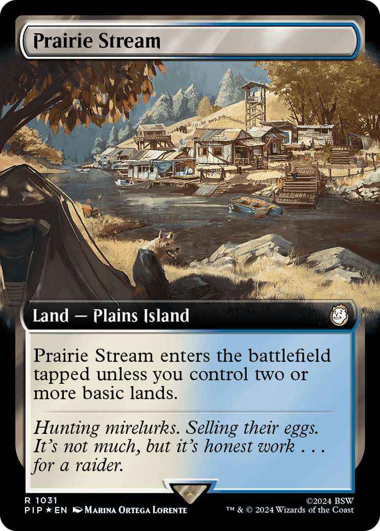 Prairie Stream (Extended Art) (Surge Foil) [Fallout] | Gear Gaming Fayetteville