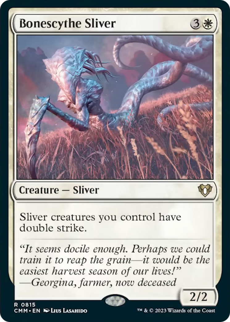 Bonescythe Sliver [Commander Masters] | Gear Gaming Fayetteville