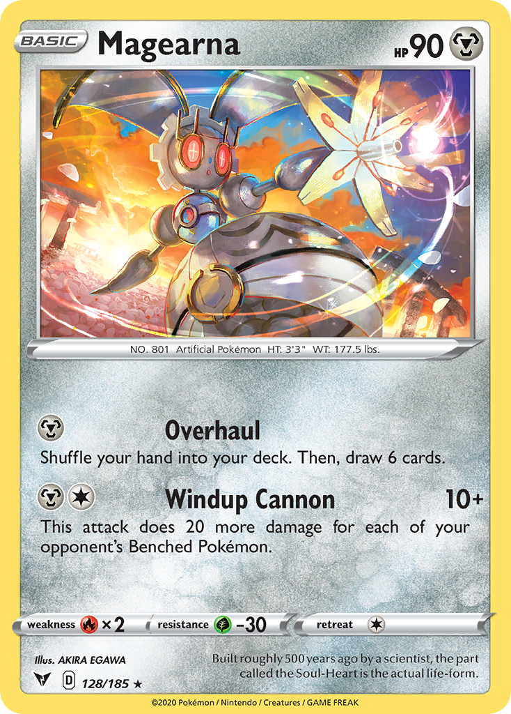 Magearna (128/185) (Theme Deck Exclusive) [Sword & Shield: Vivid Voltage] | Gear Gaming Fayetteville