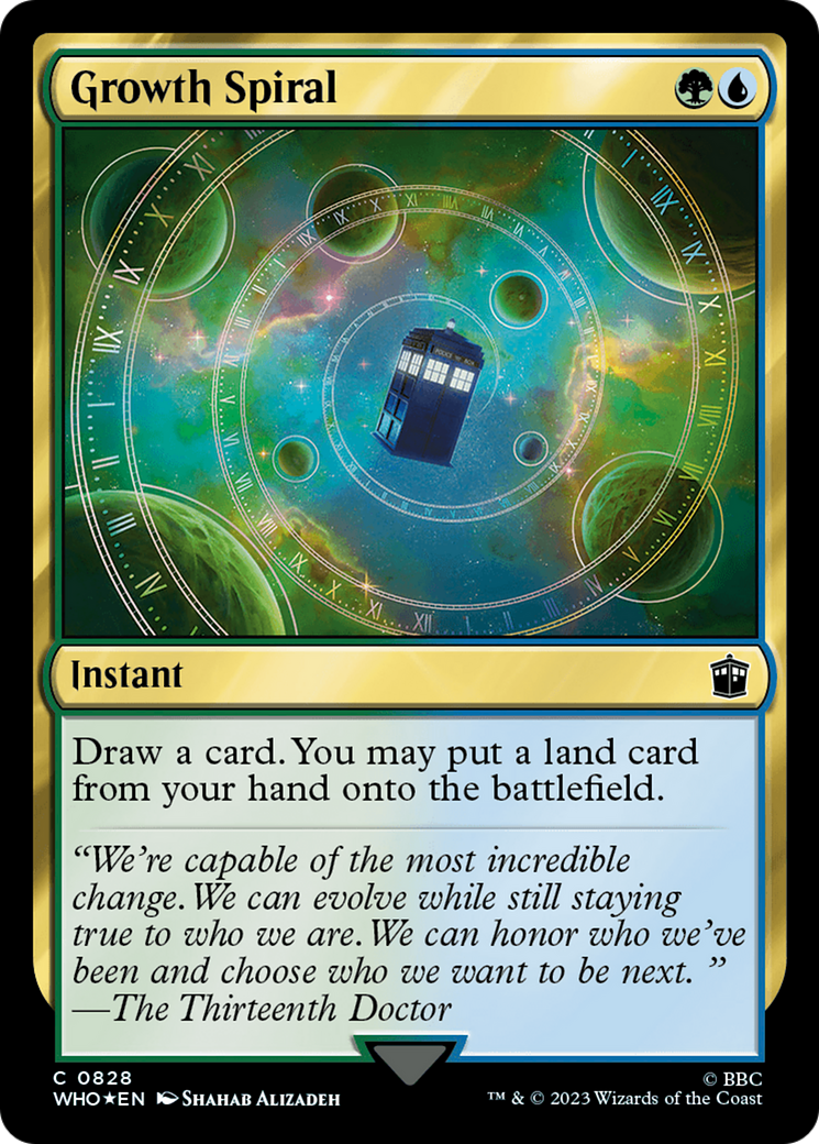 Growth Spiral (Surge Foil) [Doctor Who] | Gear Gaming Fayetteville