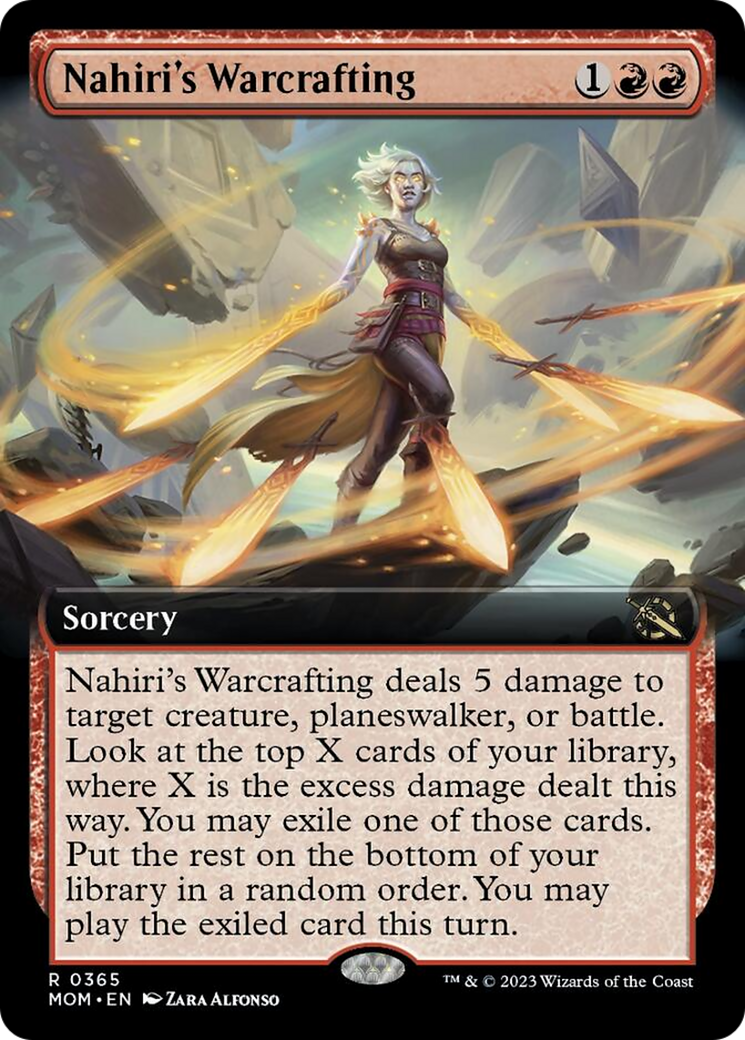 Nahiri's Warcrafting (Extended Art) [March of the Machine] | Gear Gaming Fayetteville