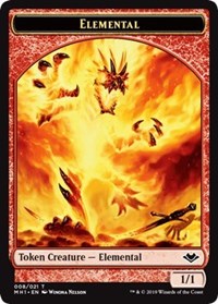 Elemental (008) // Squirrel (015) Double-Sided Token [Modern Horizons Tokens] | Gear Gaming Fayetteville