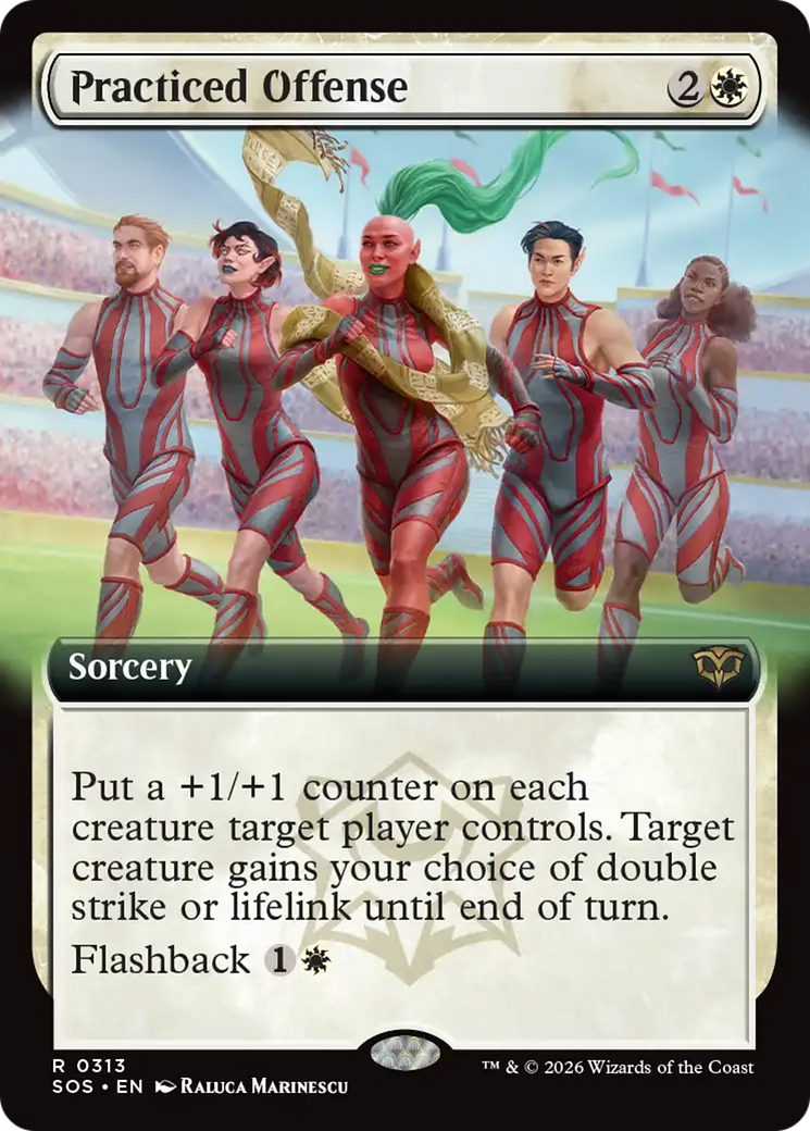 Practiced Offense (Extended Art) [Secrets of Strixhaven] | Gear Gaming Fayetteville