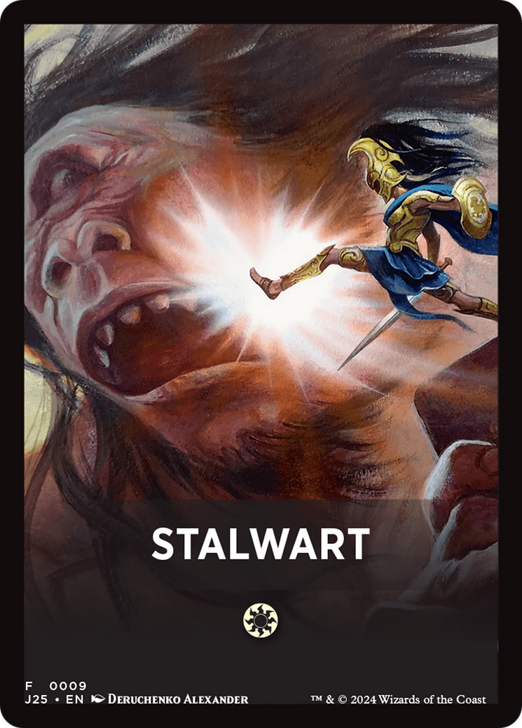 Stalwart Theme Card [Foundations Jumpstart Front Cards] | Gear Gaming Fayetteville