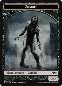 Zombie (007) // Elephant (012) Double-Sided Token [Modern Horizons Tokens] | Gear Gaming Fayetteville