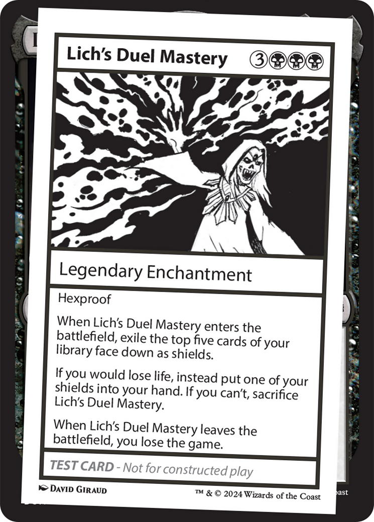 Lich's Duel Mastery [Mystery Booster 2 Playtest Cards] | Gear Gaming Fayetteville